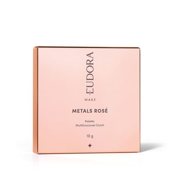 eudora-make-1 Paleta Multifuncional Clutch Metals Rosé Eudora Make 10g